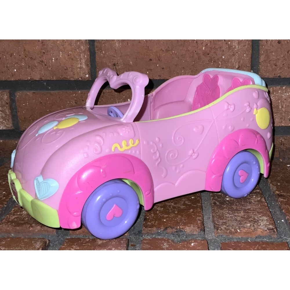 My Little Pony G3 Celebration Pink Convertible Car Heart Balloon Vehicle Hasbro